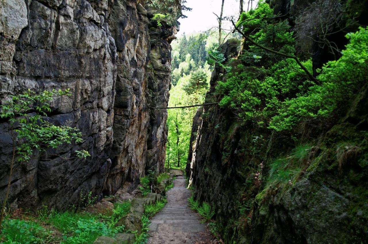 شقة Wohlfuehlzeit Im Zittauer Gebirge المظهر الخارجي الصورة